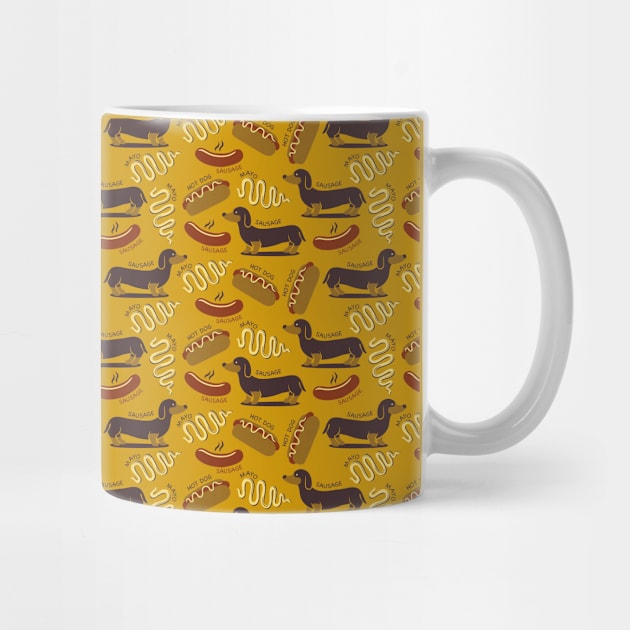 Pattern Dog (Sausage) Hot Dog by Tobe Fonseca by Tobe_Fonseca